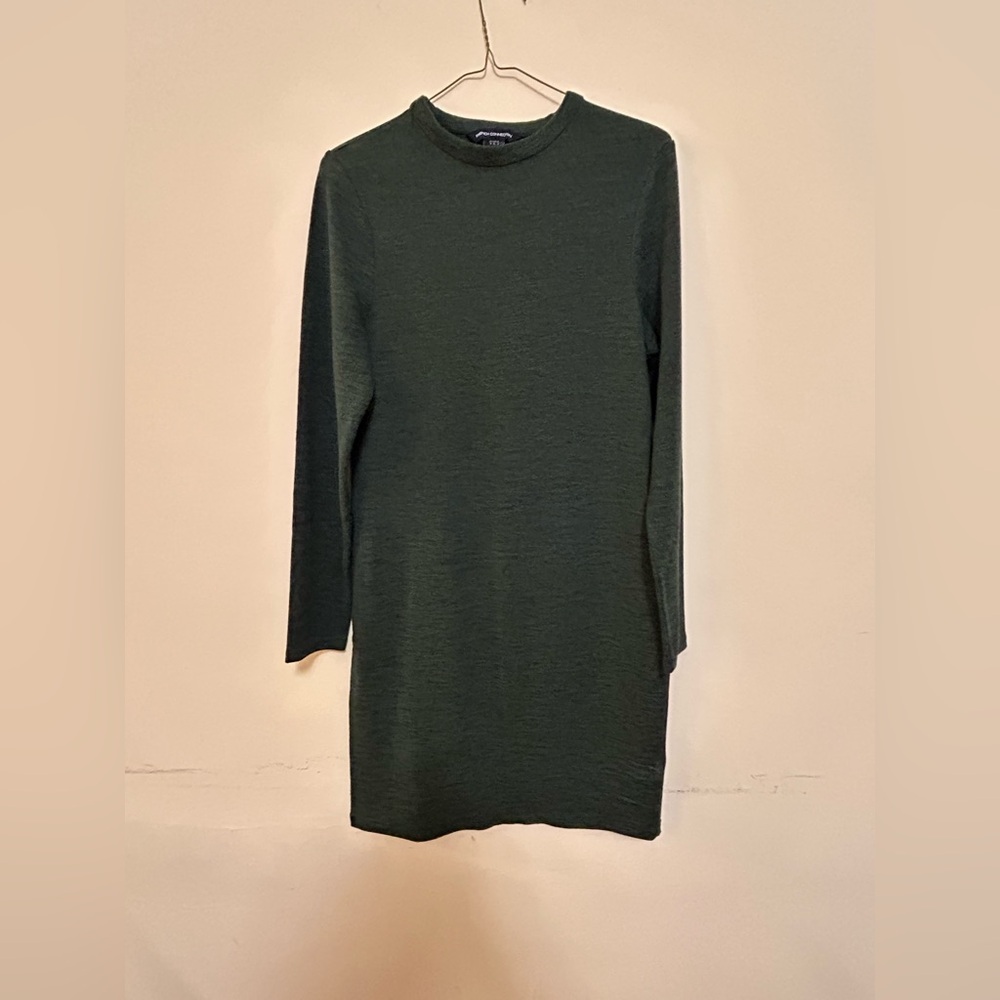 French Connection Forest Green Sweater Dress